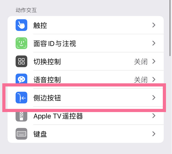 永定苹果14维修店分享iPhone14 Plus侧键双击下载功能关闭方法 