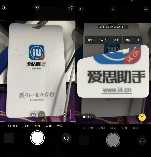 永定苹果手机维修分享升级iOS 16后如何通过相机翻译文本 