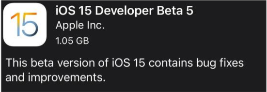 永定苹果手机维修分享如何升级到iOS15.0 beta5 